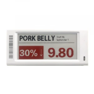 zero power e-paper label display esl label electronic price tag E-ink Electronic Shelf Label  with 3 different colors