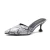 Import Wineglass Elegant Sandal Slippers with Snake Skin Style from China