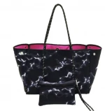 Custom Fashion Waterproof Neoprene SBR large camo Tote Bag