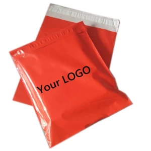 10x13inch custom printing red mailing envelopes good quality poly mailers waterproof custom poly postal bags for socks