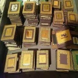 Intel Pentium Pro Gold Ceramic CPU SCRAP