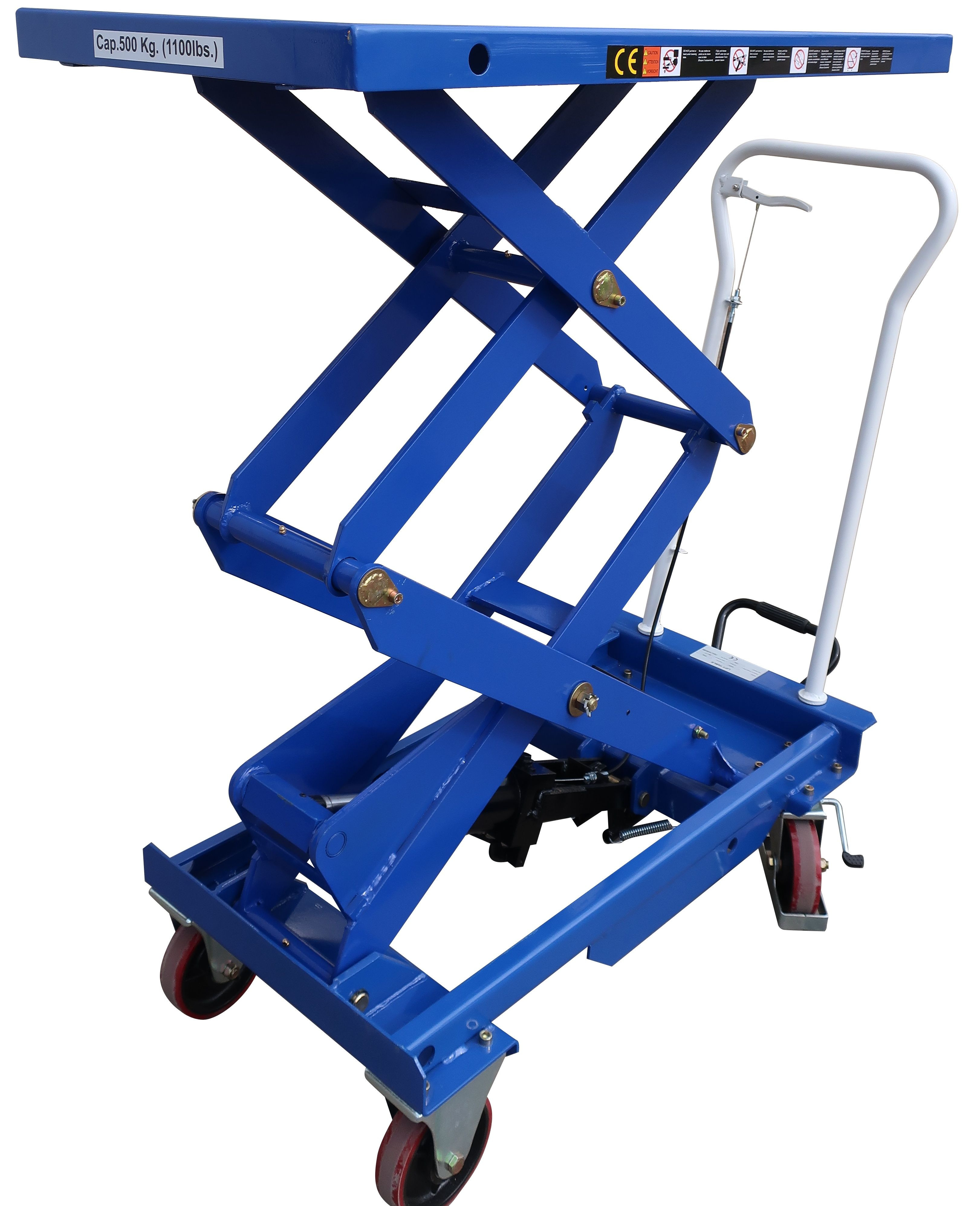 Buy Scissor Lift Trolley 500 Kg from Jiashan Powerful
