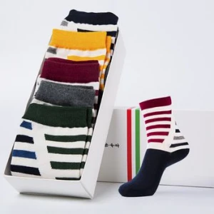 Custom Thick Warm Stripe Cotton Socks