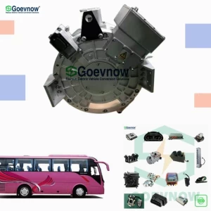 Goevnow 540V Ev conversion kit electric engine Ac motor inverter two-way openness OBC for 4.5-20T bus