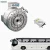 Import Goevnow 540V Ev conversion kit electric engine Ac motor inverter two-way openness OBC for 4.5-20T bus from China