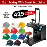 Cap Heat Press Machine UAE – Professional Sublimation Printing | Al-Nafees