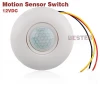 12v ceiling mounting human body motion sensor LED Light control auto switch BS019B