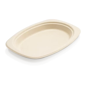 Bagasse Medium Oval Plate