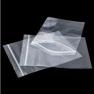 Clear Reclosable Zipper Plastic Packing Bag