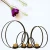 Import Wholesale Modern design moon shape set of 4 metal ring candle stick holder set for home decor from China