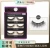 Import Black and purple box three pairs of natural thick stage makeup false eyelashes from China