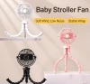opus Fan for Stroller, USB Folding Desktop Mini Handheld Fan