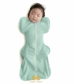 Premium 100% Egyptian Giza Cotton Baby Swaddle - Self-Soothing Newborn Sleep Bag