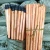 Import 120cm customized cleaning tool varnished wooden mop handle with cap and Italian thread from China