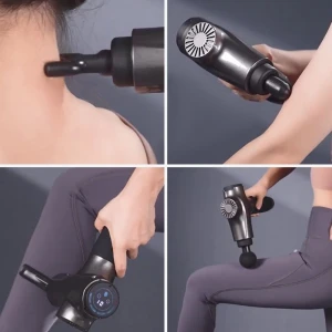 Y-6 Ten Minutes Timing Lower Noise Long Using Fascia Gun With Massage Heads