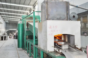 SUS 304 201 stainless steel sink continuous atmosphere protective bright annealing furnace