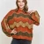 Import D-6001 Ladies Knitting Sweater [Latest Style Long Sleeve Round Neck Hollow out Sweater Pullover] from China