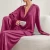 Import Oversized Satin Silk Sleepwear Low Cut Sexy Pajamas from China