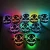 Import 056 Fashion LED Halloween Party Scary Mask Carnival Rave Masquerade Light up Luminous EL wire Neon Full Face Purge Masks from China
