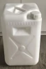 20L HDPE Square Bucket | Vertical Anti-Slip Ribs | Closed-Top | 100% Virgin HDPE | UN I/II/III Available