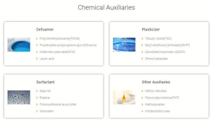 Chemical Auxiliaries