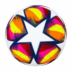 3.0mm PVC Leather Soccer Ball Colorful Training Football for Match and Practice