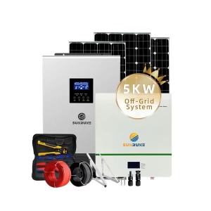 5000W Off-grid Hybrid Solar Energy System with MPPT Solar Controller