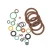 Import Silicon Rubber O Ring, Silicon O-Ring from China