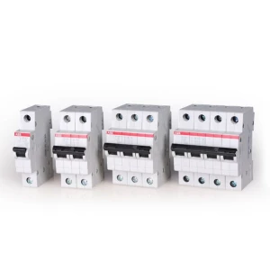 Abb mcb M200M house circuit breaker 10 amp miniature circuit breaker 3pole Type K,Breaking Capacity 10KA,DIN Rail