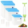 Wholesale Vacuum Storage Bags Large With Zipper Valve Vacuum Pump & Sous Vide Cooker Accessories Embossed Vacuum Seal F