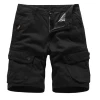 Wholesale Hot Selling Summer Men's Cropped Pants Loose Overalls Cargo Shorts Print Logo Sports Pants Outdoor Casual Sol