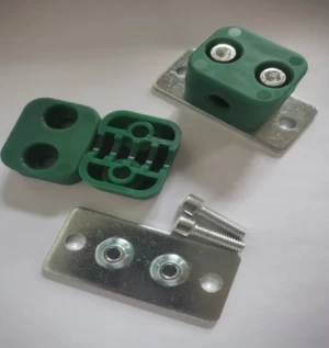 OEM high quality plastic clamps product hexagonal socket pipe clamp body long welded bottom plate