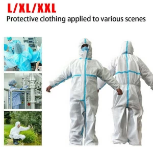Disposable personal full SMS nonwoven coverall suit price manufacturer