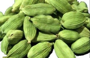 Green Cardamom and other spices and herbs in stock