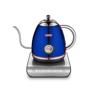 0.8L electric drip kettle/tea kettle with thermometer and temperature control