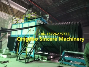 HDPE/PE hollow wall spiral winding pipe extrusion production line