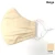 Import Solid Color Face Shape with Pleat Triple Layer Reusable/Washable/Breathable Cotton Face Mask with SMMS Filter Brisas MK42 from India