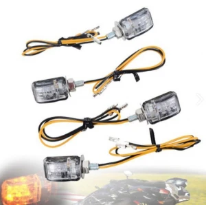 12V Amber LED Mini Turn Signal Light Indicators Flashing 6 LED Motorcycle Led Turn Signal Lights Blinker