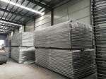 Chain link fence panels