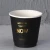 Import Cafe desechables 8oz hot foil black printed double wall hot drink paper coffee cups with lid from China