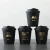 Import Cafe desechables 8oz hot foil black printed double wall hot drink paper coffee cups with lid from China