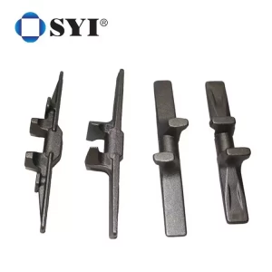 SYI OEM Ductile Iron Compact Track Loader Track Metal ADI Casting Core For Rubber Belt Track