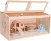 Hamster Supplies Hamster Habitat Wooden Hamster Mice and Rat Habitat with Ventilator Small Animal Cages for Rabbits