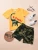 Import 1-6year 2pcs Baby Boy Summer Clothing Set Toddler  animal print T-shirt +short pant  boy clothes set from China