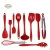 Import 10 piece kitchen tool set non-stick heat resistant silicone kitchen cooking utensil set from China