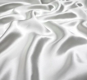100% Pure Silk charmeuse fabric not dyed or bleached suitable for dying