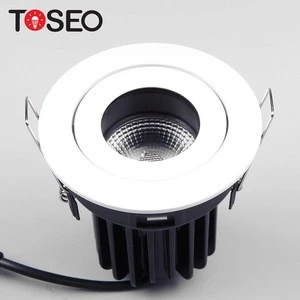 10w indoor fire rated bathroom ceiling recessed led lighting fixture cutting 3inch 3&quot; fire proof cob led down lights