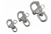 12*70mm Stainless Steel 316 Casting Quick Released Eye Bolted Swivel Snap Shackle