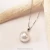 Import 12mm sea shell pearl set 925 sterling silver from China