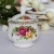 Import 15 pc European style country rose decal fine bone china coffee tea set from China